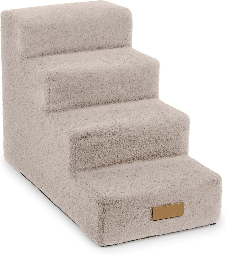 Sofatreppe für Hunde und Katzen – Hundetreppe für Bett & Sofa – 3- oder 4-stufig, rutschfest & wasch