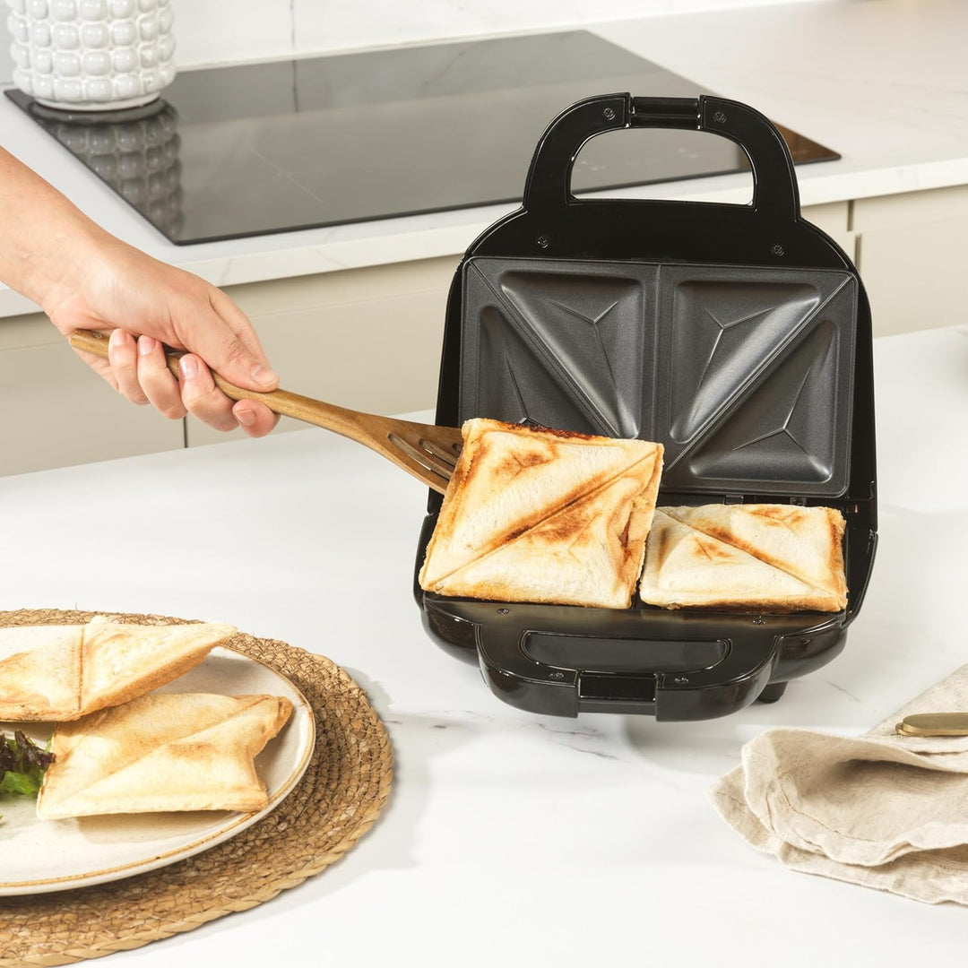 Salter Sandwich-Toaster – Handtaschenform Toaster, Antihaftbeschichtet, Tief gefüllt, Für 2 Toastsan