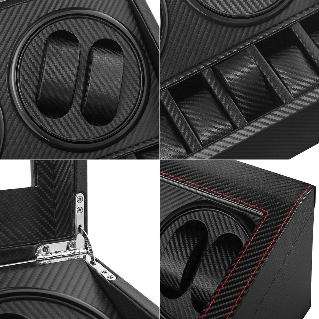 LINGFANSTORE Automatische Uhrenbeweger Box,luxuriöser Uhrenbeweger,Uhrengehäuse mit leisem Mabuchi M