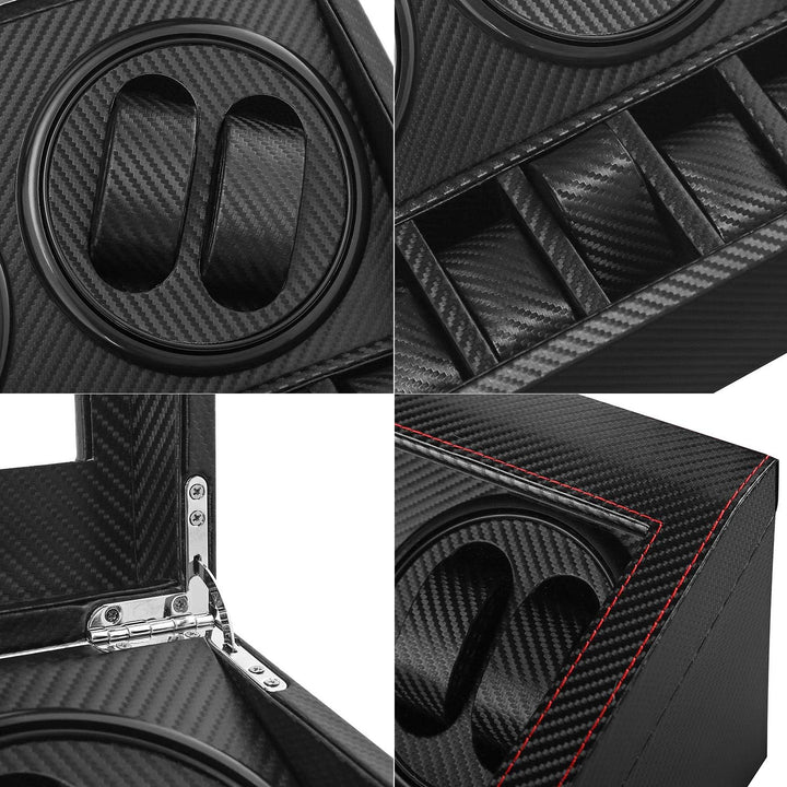 LINGFANSTORE Automatische Uhrenbeweger Box,luxuriöser Uhrenbeweger,Uhrengehäuse mit leisem Mabuchi M