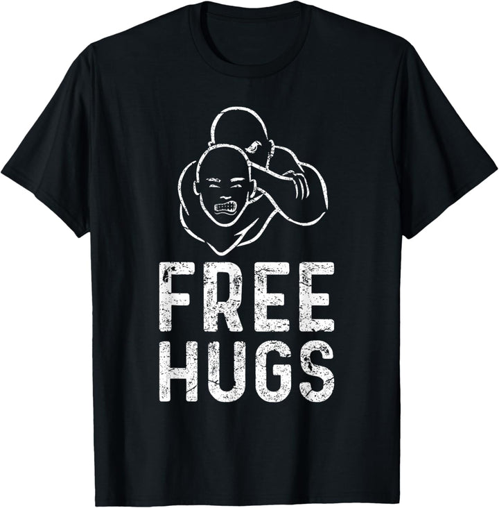 Brazilian Jiu-Jitsu BJJ Geschenk Shirt - Free Hugs - Lustiges Brazilian Jiu-Jitsu BJJ T-Shirt für Mä