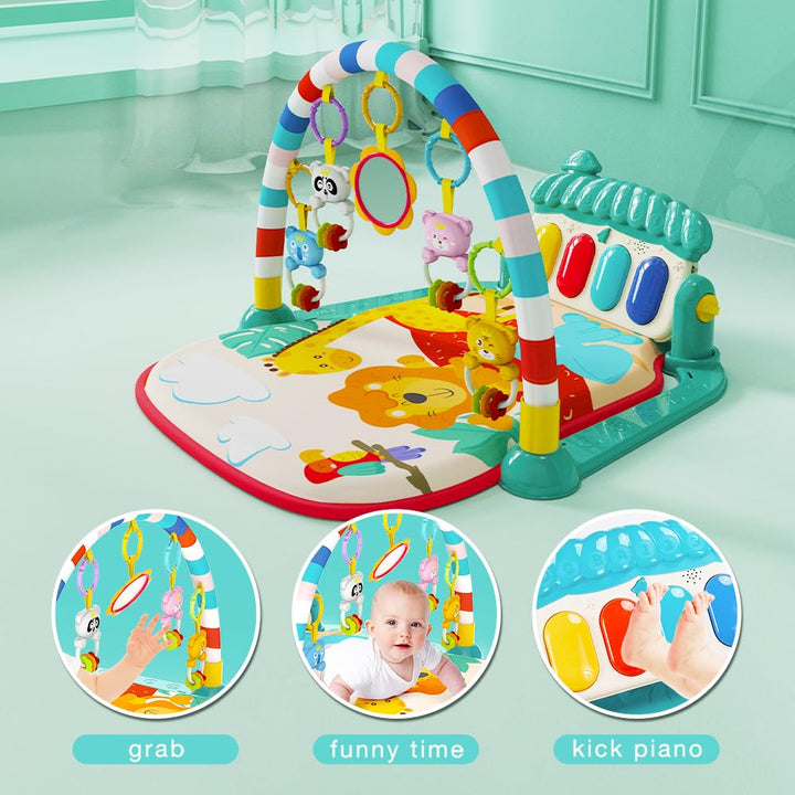 Eners Baby Gym Spielmatte Musikalische Aktivitätsmatte Piano Baby Play Gym Bauchzeit Gepolsterte Mat
