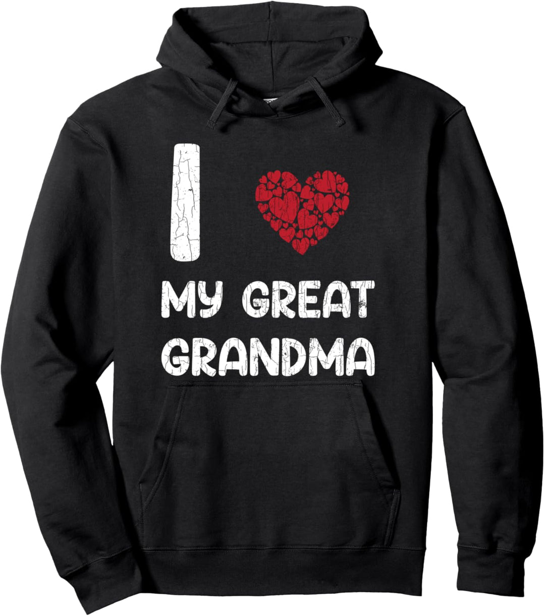 Ich liebe meine Urgrossmutter Lustige Grosseltern Grafik Pullover Hoodie