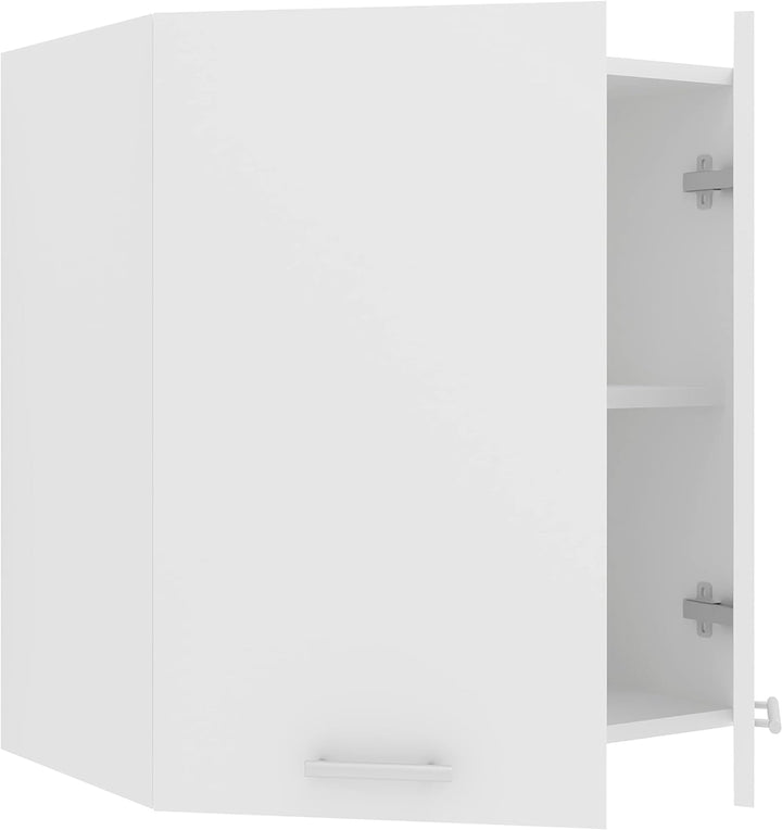 VCM Küchenschrank Breite 60 cm Holztür Hängeschrank Küche Küchenmöbel Esilo Weiss, Weiss