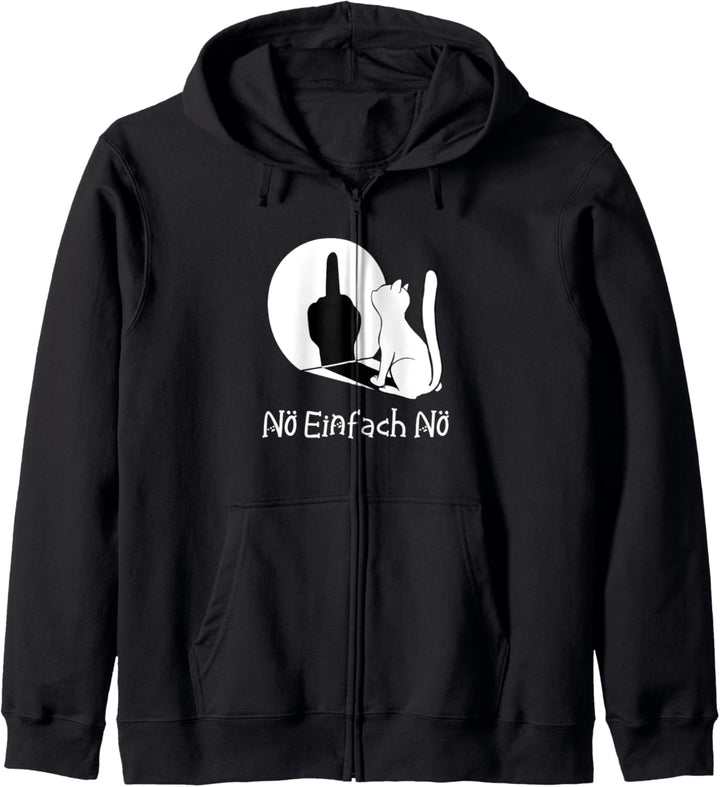 Katze Nö Einfach Nö Kapuzenjacke