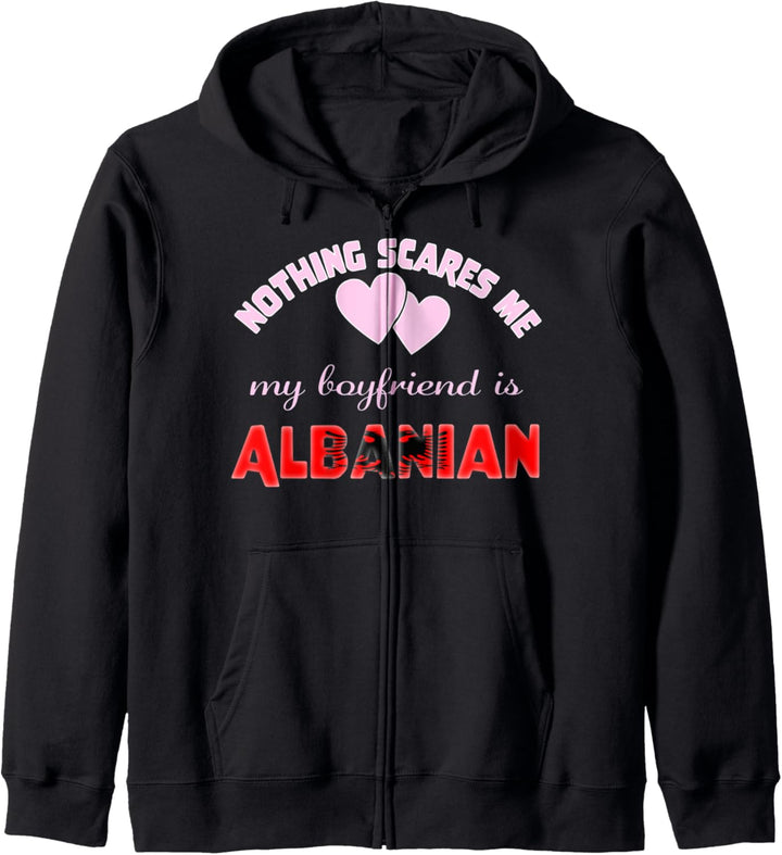 Albanischer Freund Albanien Flaggen Kapuzenjacke
