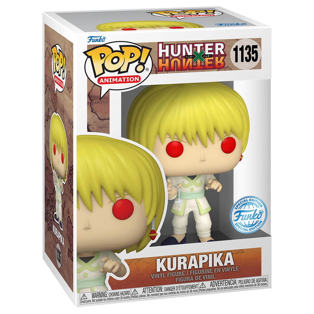 Funko Pop Hunter x Hunter Kurapika Scarlet Eyes with Chain FYE Exclusive Vinyl Figure