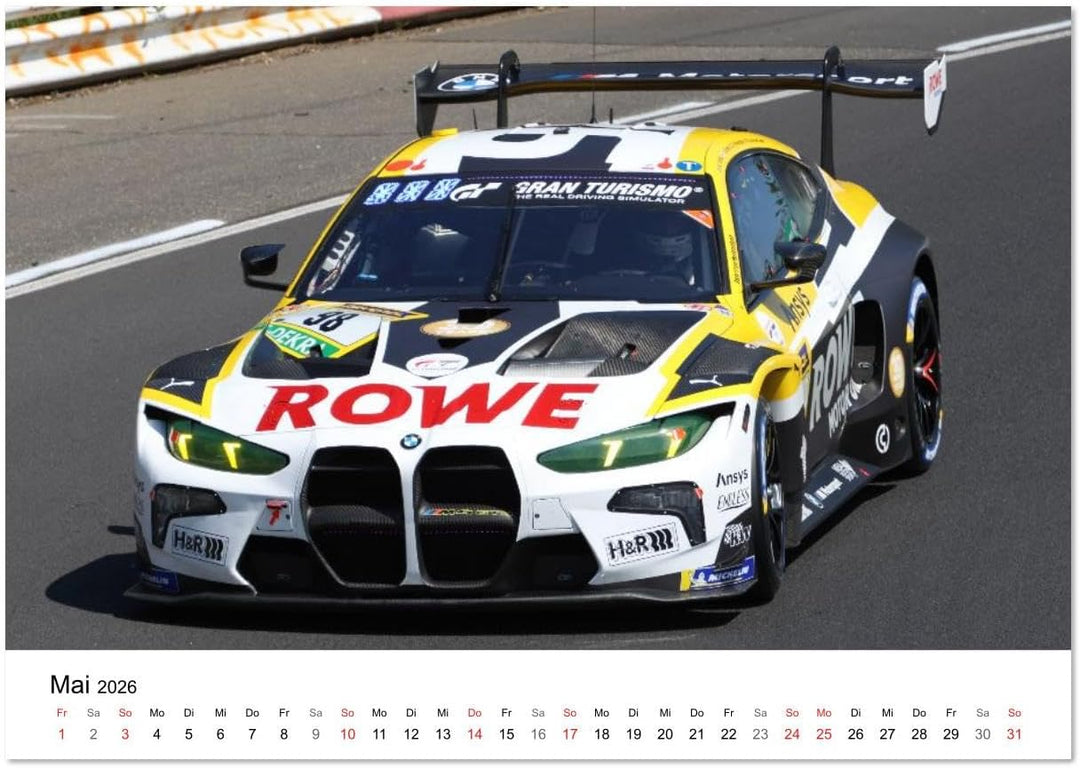 24h am Ring (Wandkalender 2026 DIN A4 quer), CALVENDO Monatskalender: Das 24h-Rennen auf dem Nürburg