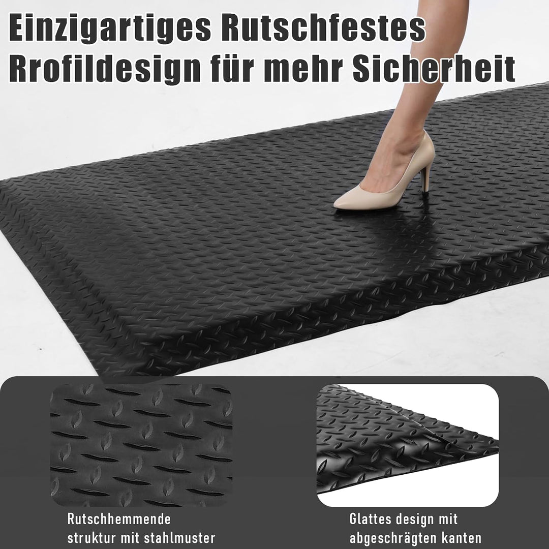 Anti Ermüdungsmatte für Steharbeitsplätze, Ergonomische Arbeitsplatzmatte Anti Fatigue Stehmatte, 90