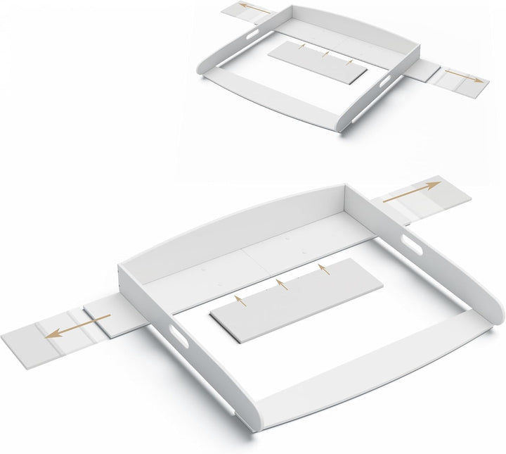Wickelaufsatz Hemnes Kommode [108 & 160cm] ohne Lücke - Wickelaufsatz Malm Kommode - Für grosse und
