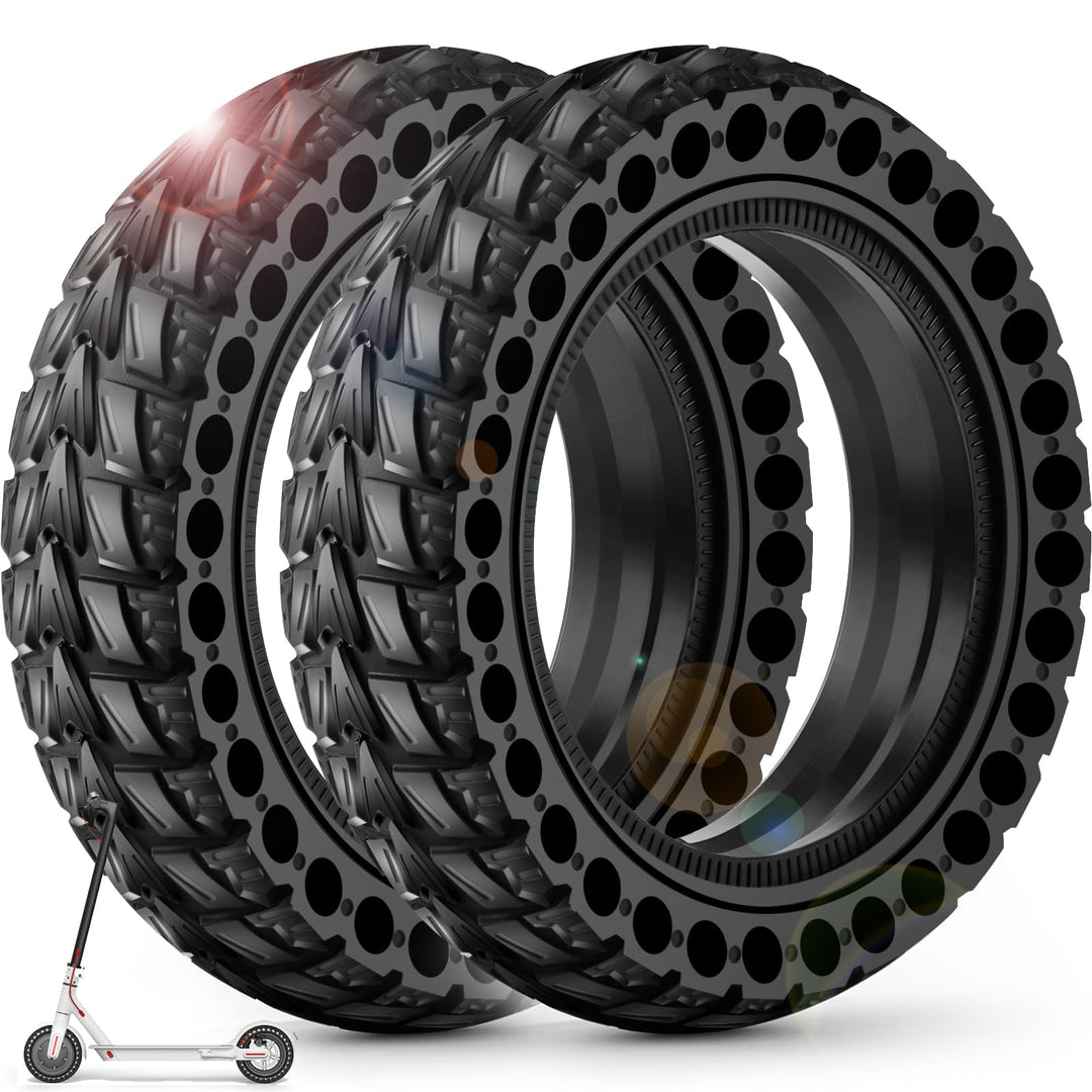 BANGTING 2PCS 50/75-6.1 E Scooter Solid Reifen, 8.5x2 zoll Vollgummireifen, 8 1/2 x2 Ersatzreifen fü