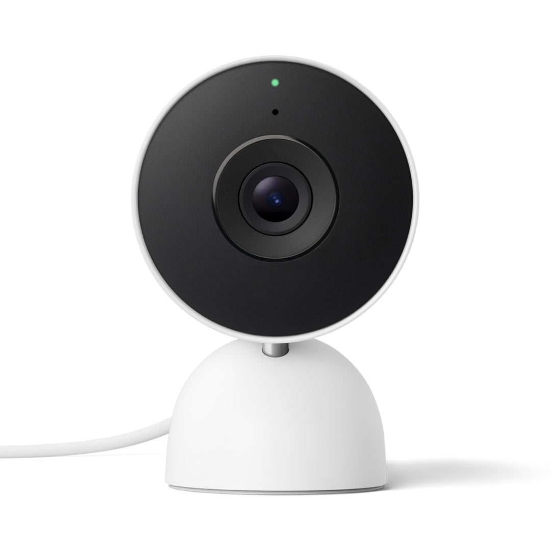 Google Nest Cam Indoor (mit Kabel, 3. Generation) – Sicherheitskamera für den Innenbereich mit 2K-Vi
