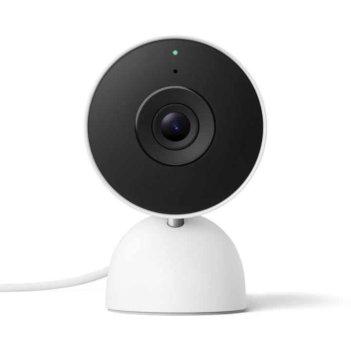 Google Nest Cam Indoor (mit Kabel, 3. Generation) – Sicherheitskamera für den Innenbereich mit 2K-Vi