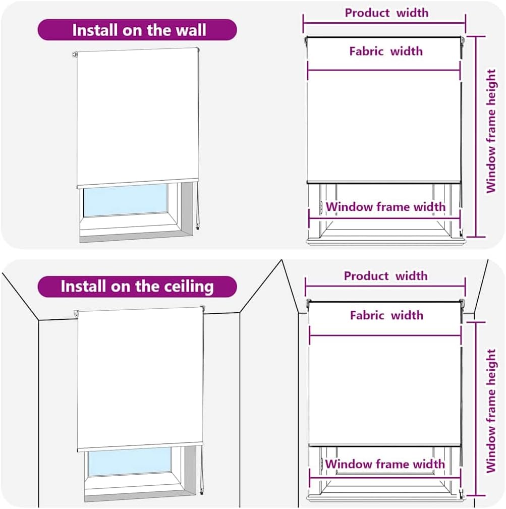 vidaXL Duschrollo 130x240 cm Stoffbreite 126 cm, Duschvorhang, Badewannenvorhang, Seitenzugrollo, Du