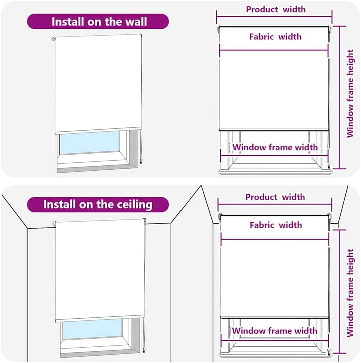 vidaXL Duschrollo 130x240 cm Stoffbreite 126 cm, Duschvorhang, Badewannenvorhang, Seitenzugrollo, Du