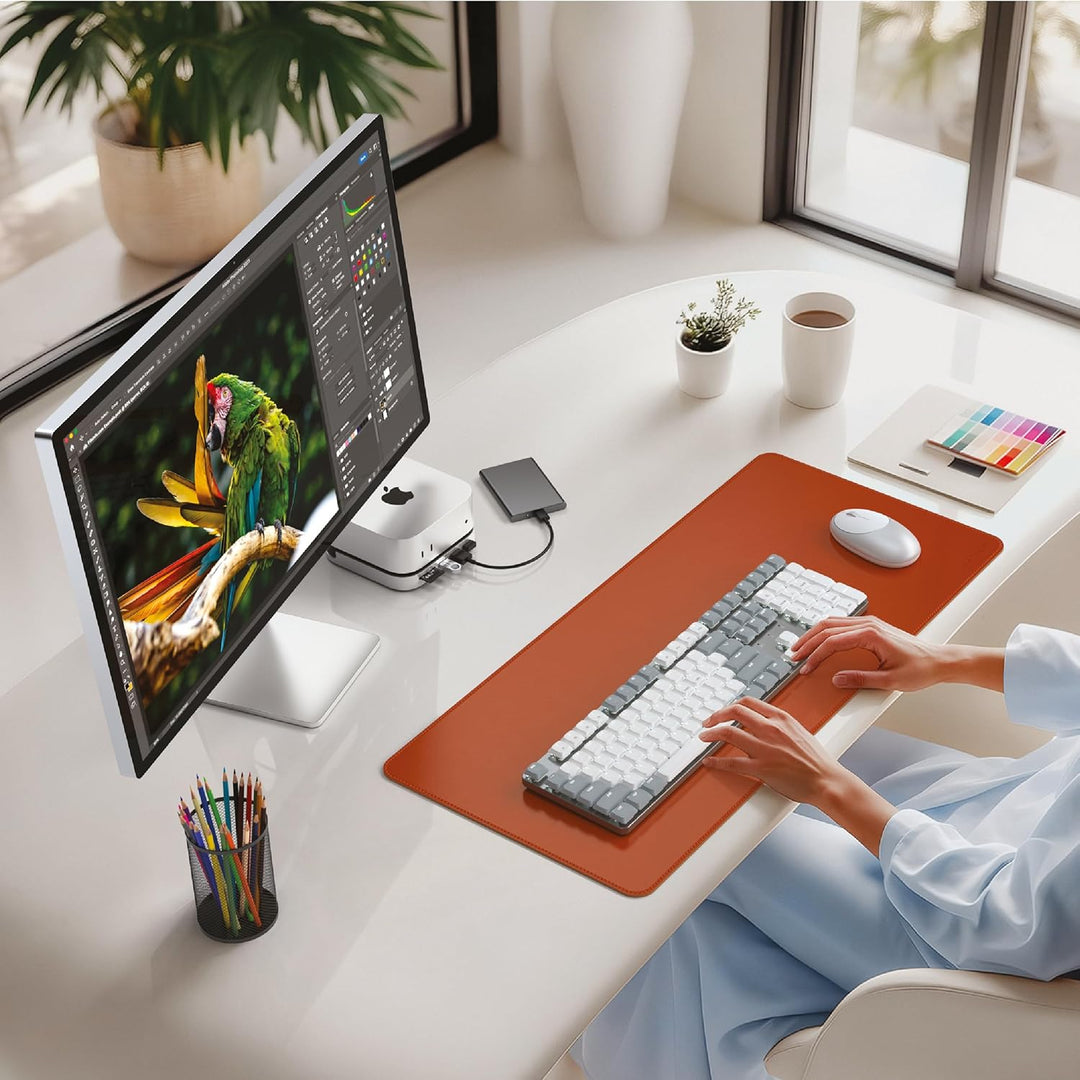 SATECHI Mac mini M4 Hub & Stand mit NVMe SSD Gehäuse, Aluminium Dock mit 2X USB-A bis 10 Gbit/s, 1x