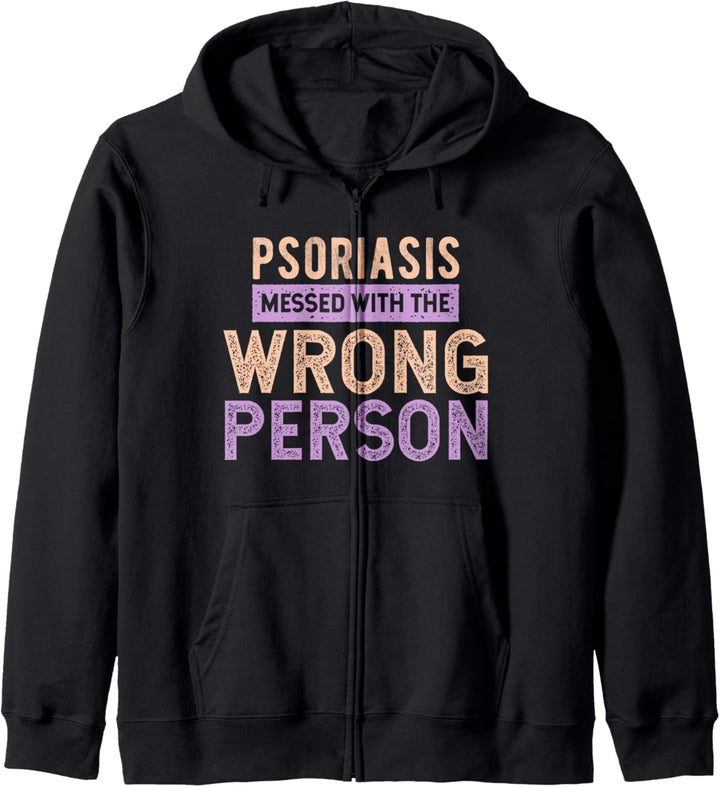 Psoriasis Verwirrt mit der falschen Person Bewusstsein Kapuzenjacke