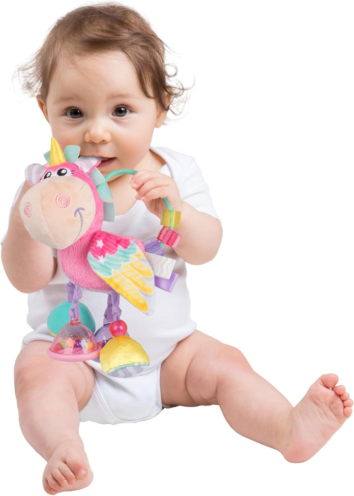 Playgro - Unicorn Activity Rattle - Pink - (10188463)