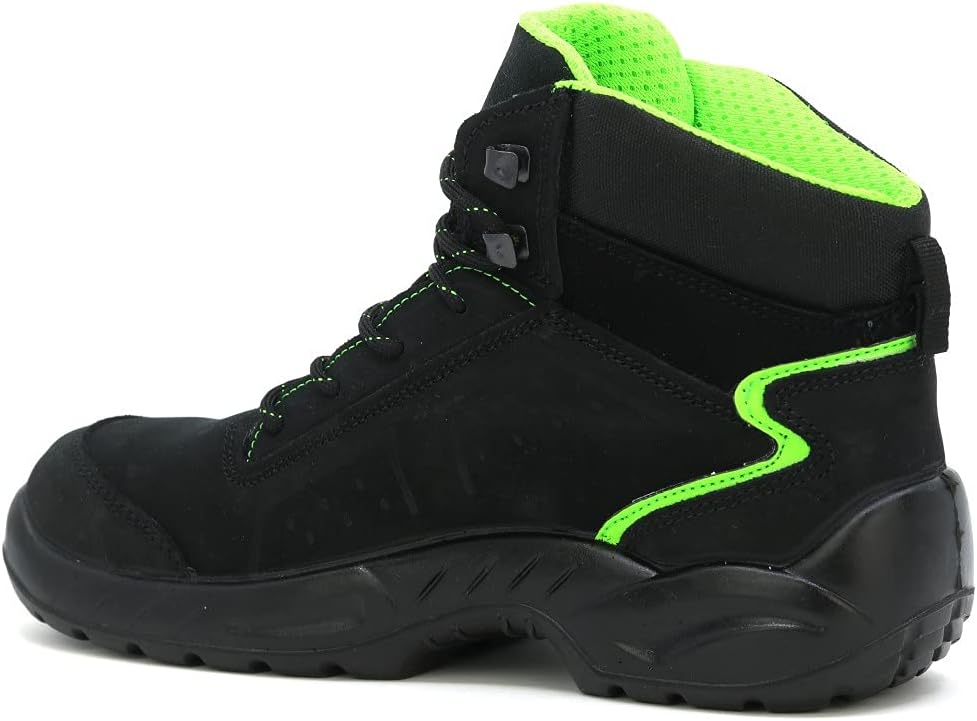 B0177-S3-SRC - BOTA CHESTER TOP T44 NEGRO/VERDE 44 EU Schwarz, 44 EU Schwarz