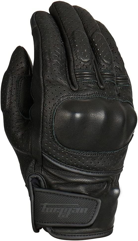 Furygan LR Jet D3O Vented Perforierte Motorradhandschuhe (Black,XL)
