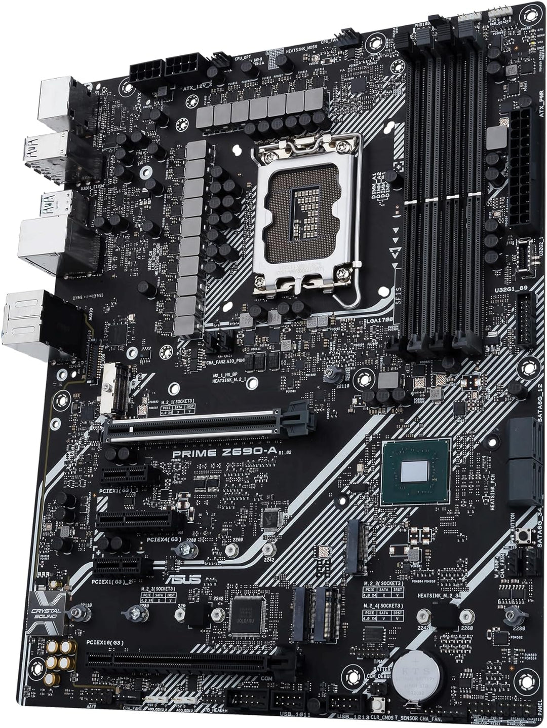 ASUS Prime Z690-A Gaming Mainboard Sockel Intel LGA 1700 (Intel Z690, ATX, PCIe 5.0, 4x M.2, DDR5-Sp