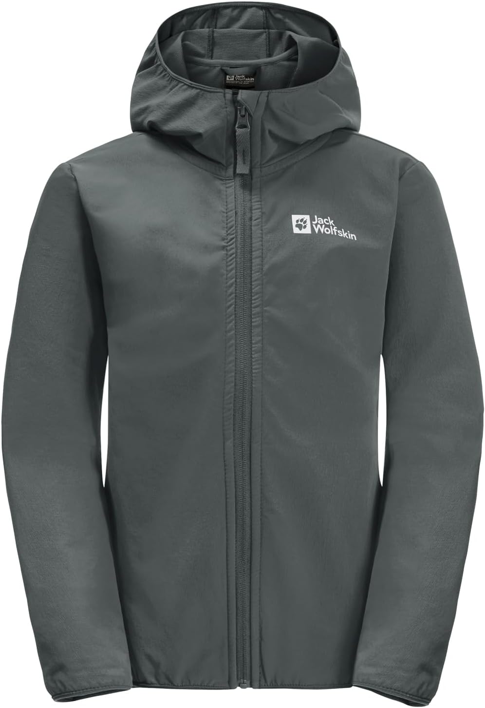 Jack Wolfskin Unisex Kinder Solyd Jacket K Softshelljacke 128 slate green, 128 slate green