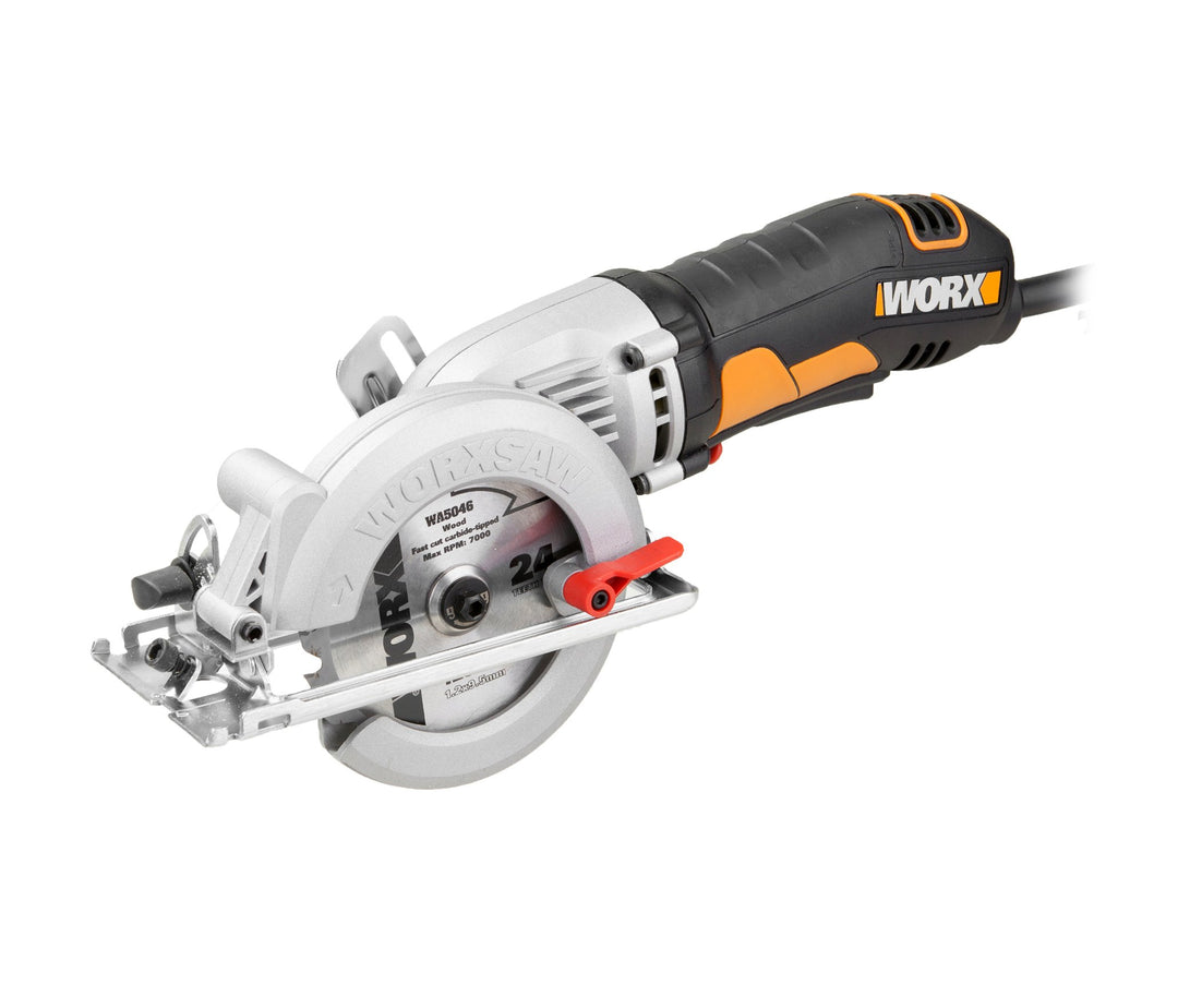 WORX WX429 WORXSAW XL Kompakt-Handkreissäge 400W - ideal für Holz, Metall, Plastik - Schnitttiefe 90