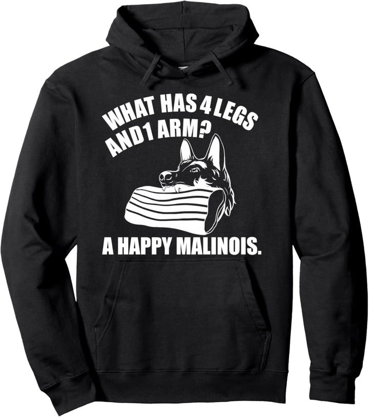 Belgian Malinois Happy Malinois Spruch für Hundesportler Pullover Hoodie