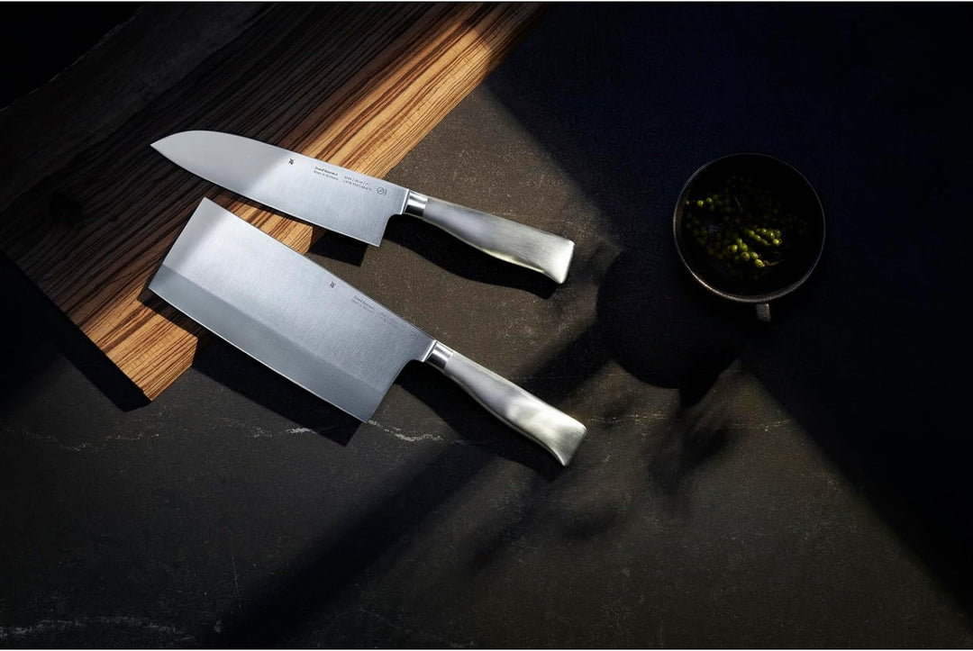 WMF Grand Gourmet Santoku Messer 32 cm, Made in Germany, Messer geschmiedet, Performance Cut, Spezia