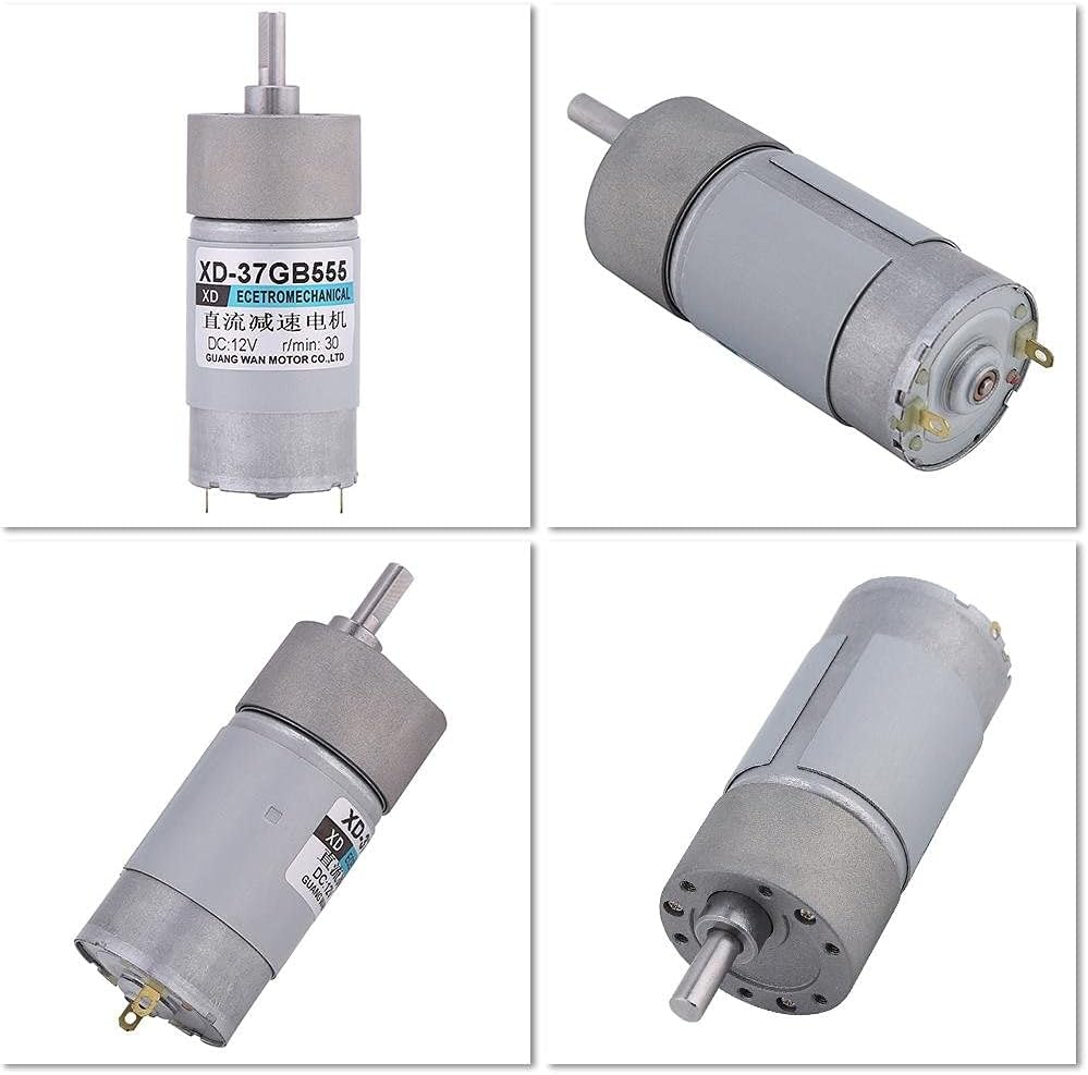 DC 15W Drehmoment-Bürsten-Motor, Elektrischer Getriebemotor CW/CCW, 12V 24V Bewegungssteuerpult Slow