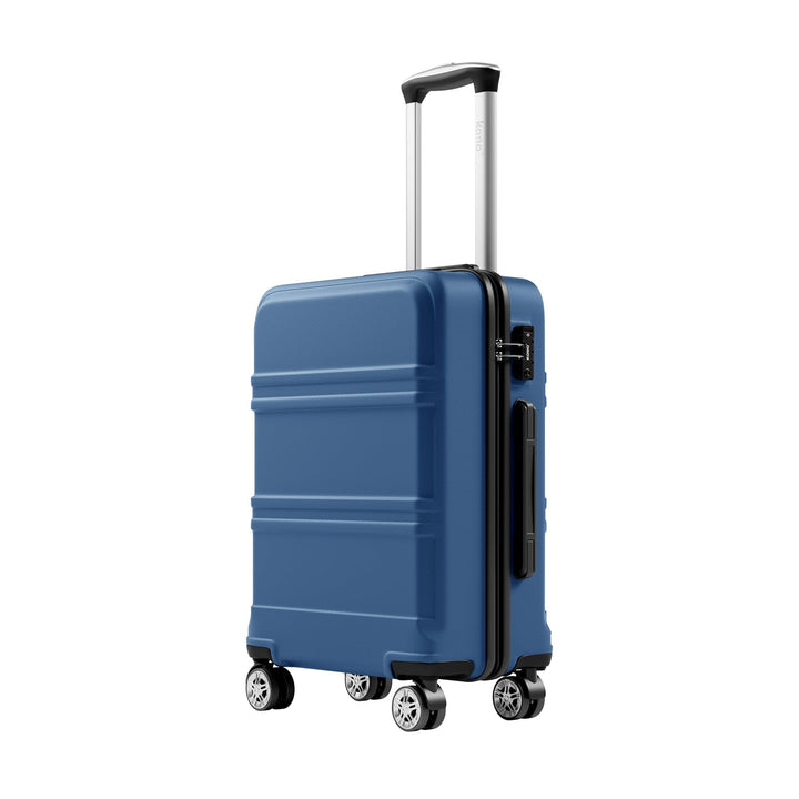 KONO Handgepäck Koffer ABS+PC Hartschalenkoffer, Kabinenkoffer 52x38x21 cm für Lufthansa & Eurowings