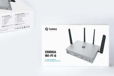 Turris Omnia Wi-Fi 6 | 2 GB RAM, hi-Performance, Open Source & WiFi/NAS/printserver/Virtual Server,