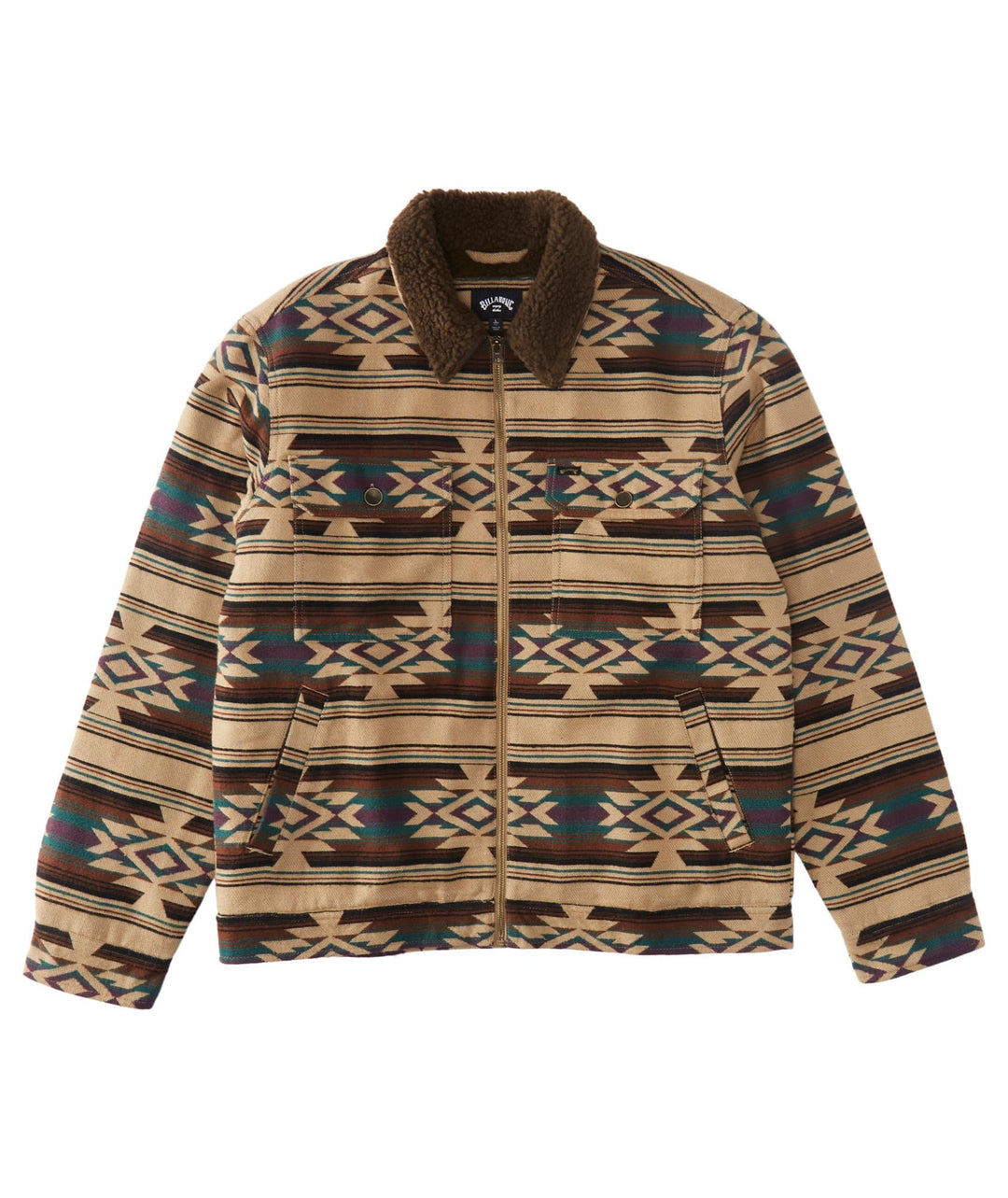 Billabong Herren Barlow Sherpa Windbreaker M Kiesfarben, M Kiesfarben