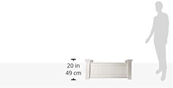 New England von va68214 Windsor lang Übertopf Box – Weiss