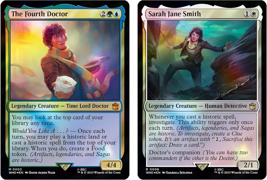Magic: The Gathering Doctor Who Commander-Deck– Lehren der Vergangenheit (Deck mit 100Karten, Sammle