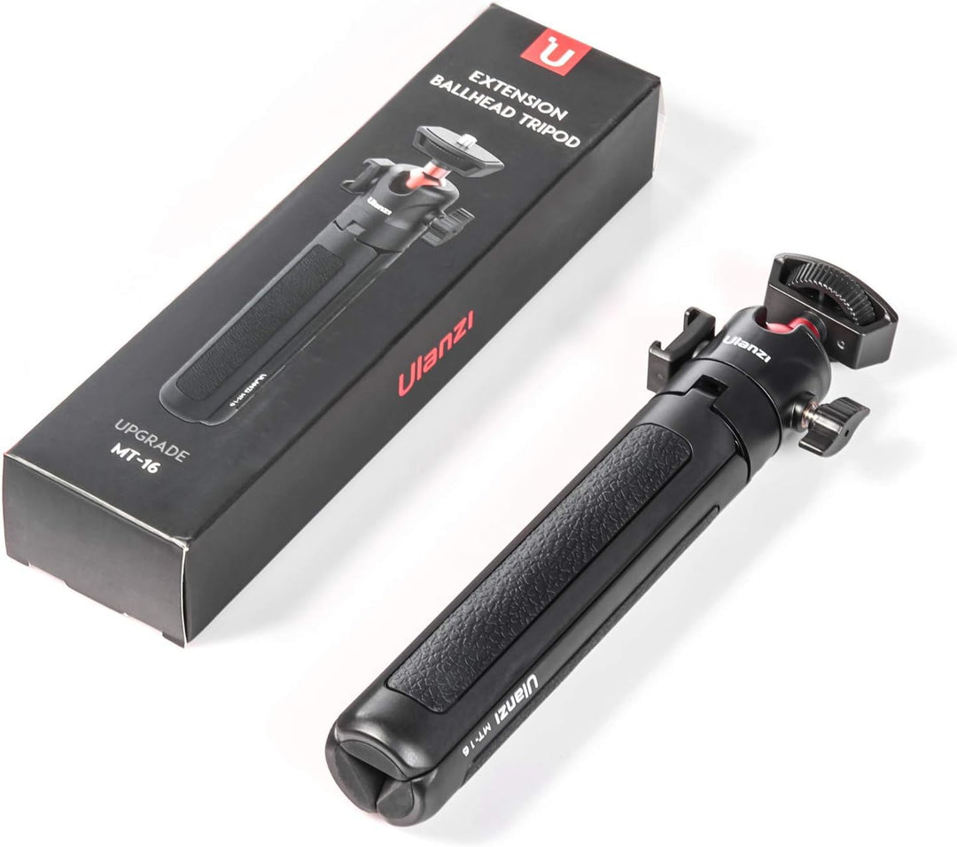 ULANZI MT-16 Stativ & Selfie Stick für Kamera und Smartphone - ausziehbares Tischstativ Halterung mi