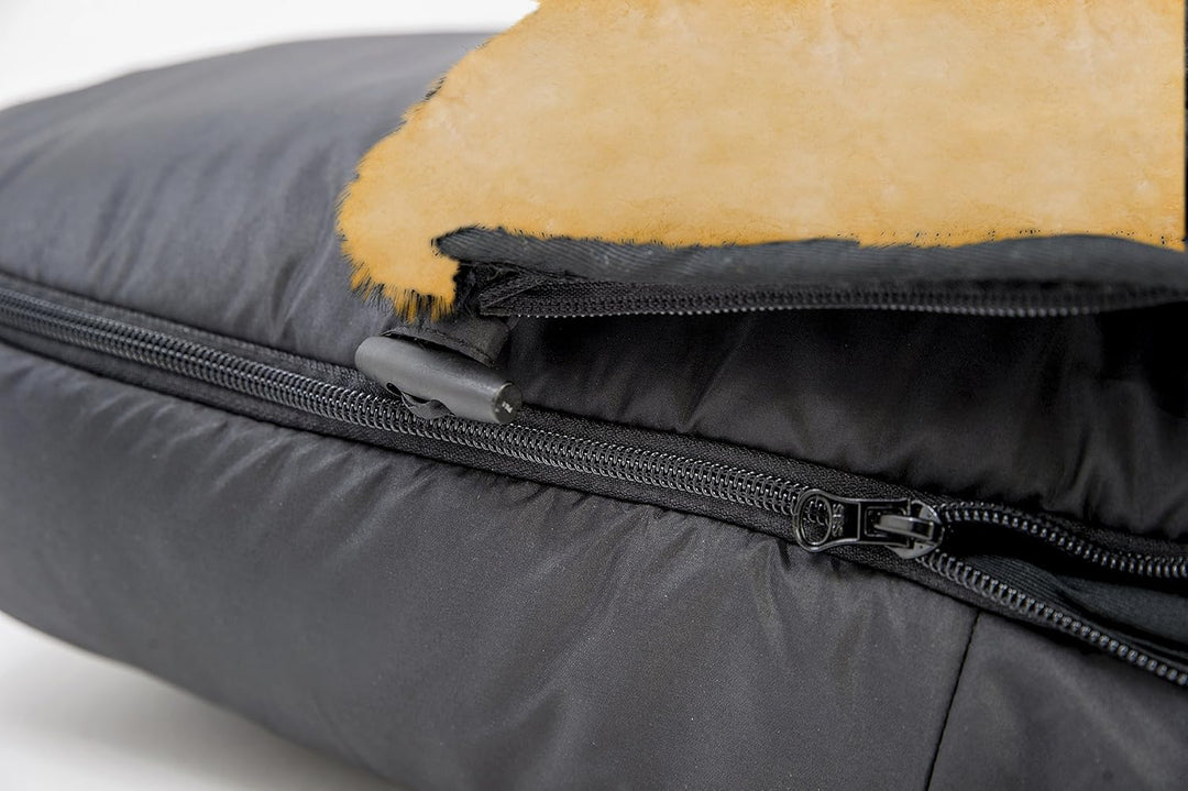 Altabebe (MT2280LP-61) Lammfell-Fusssack, passend für Bugaboo Joolz Kinderwagen, Winterfusssack Wind