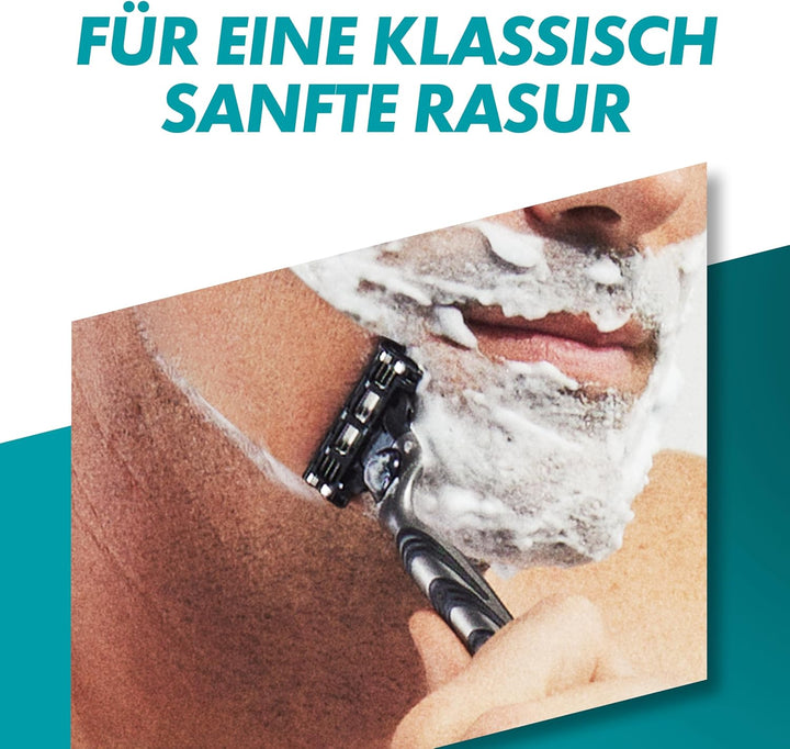Gillette Mach3 Nassrasierer Herren, Rasierer + 8 Rasierklingen mit 3-fach Klinge, Geschenk für Männe
