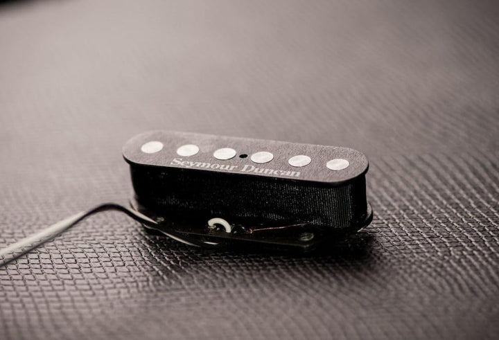 Seymour Duncan Micro STS-3 QUARTER POUND TELE, KIT, NOIR Schwarz (Steg), Chrom (Hals), Schwarz (Steg