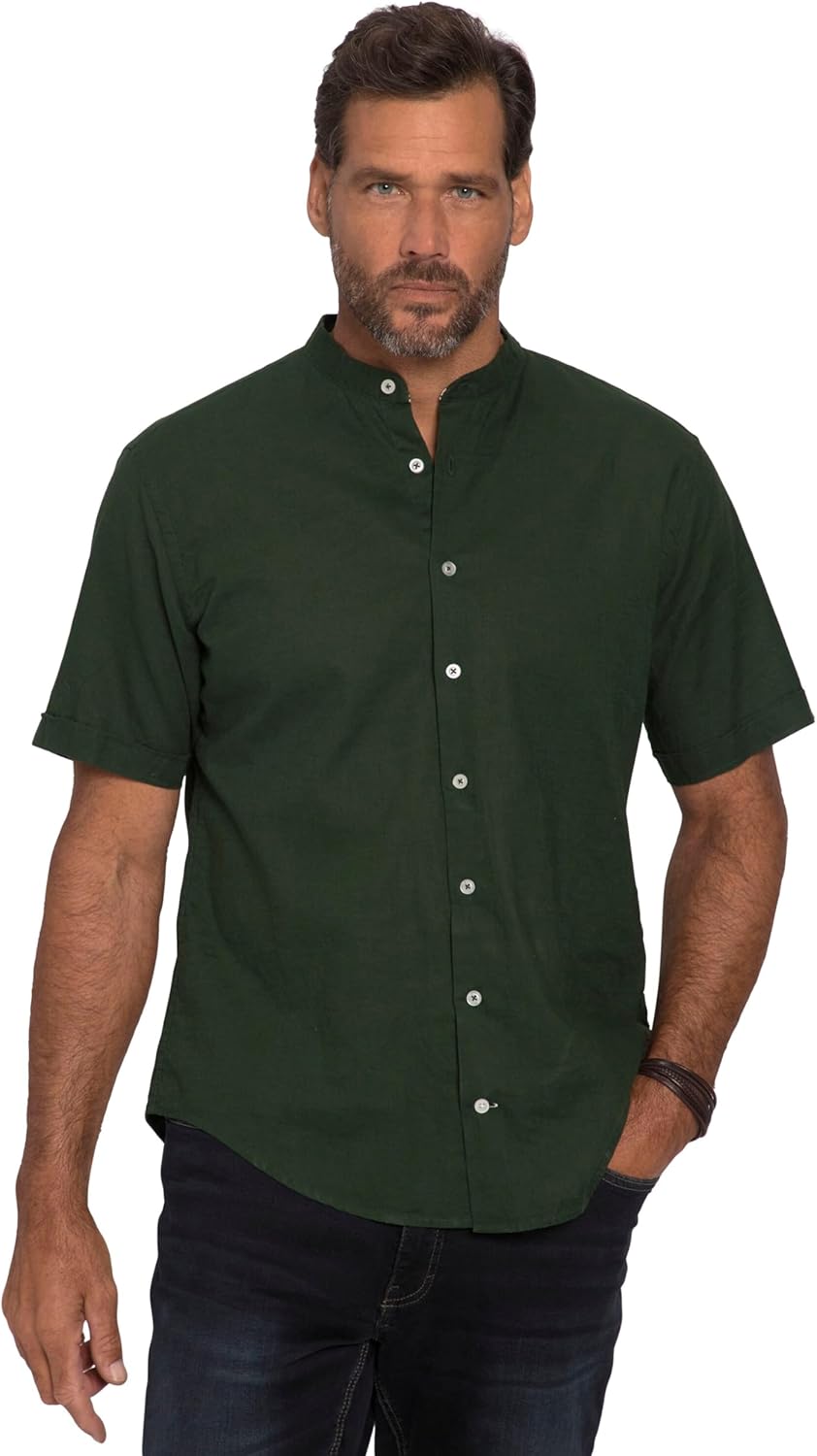 JP 1880 Herren Hemd 3XL Dunkelgrün, 3XL Dunkelgrün