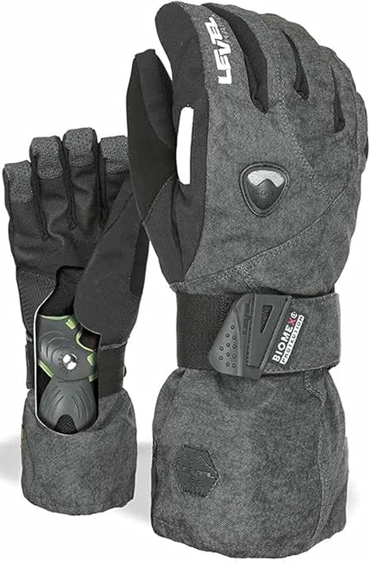 Level Herren Handschuhe Fly 7 - S PK Black, 7 - S PK Black