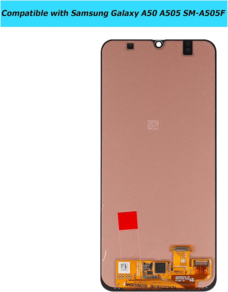 Vvsialeek Neu Ersatz OLCD Display Kompatibel Für Samsung Galaxy A50 A505F/DS A505F A505FD A505A LCD