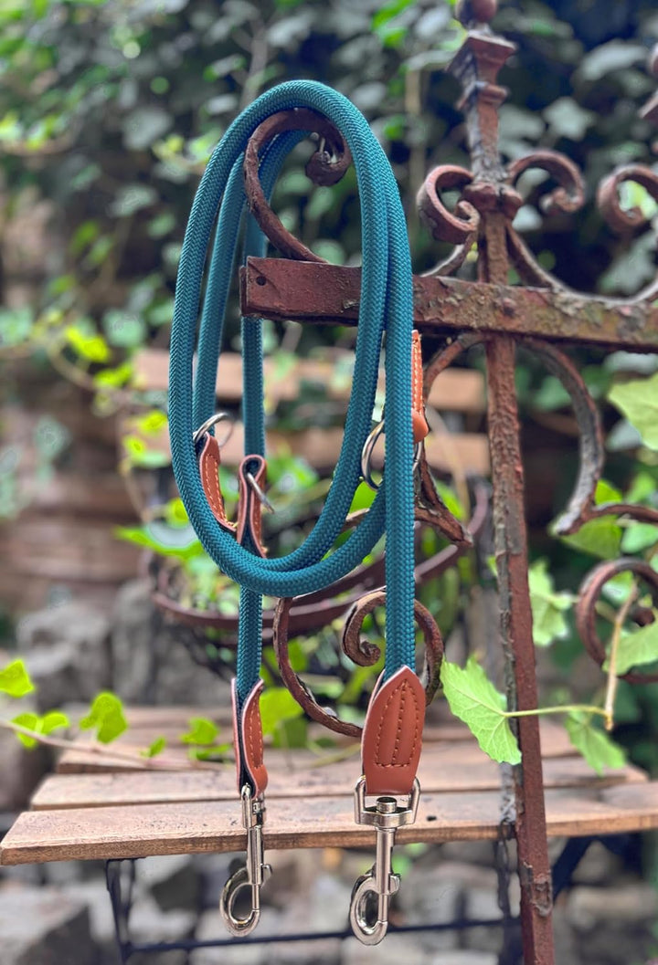 Leisegrün Verstellbare Hundeleine 2m | Freihand & 3fach verstellbar | Nur 260 g leicht | Für grosse