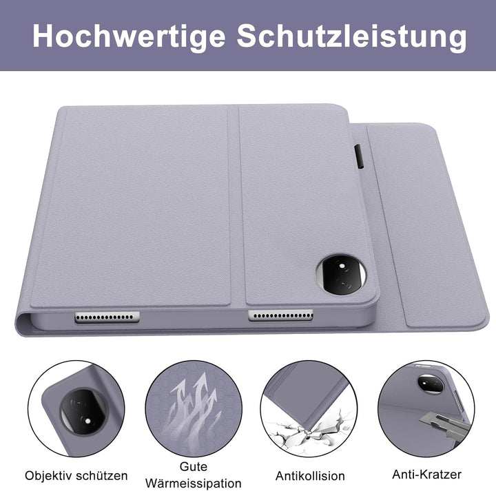 FOGARI Tastatur Hülle für Honor Magic Pad 2 Tablet 12,3 Zoll, Deutscher QWERTZ Tastatur mit Magnetis