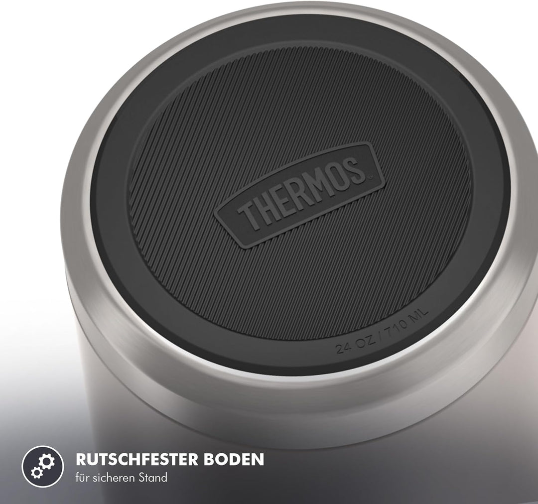Thermos ICON Food Jar 0,71 l, beige/sandstone mat, Speisegefäss für Essen 710 ml, doppelwandigem 18/