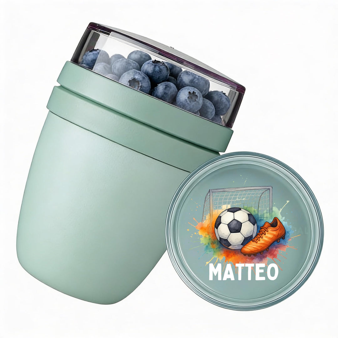 Bärenfreunde Mepal Müslibecher personalisiert, Pot Joghurtbecher, to go Becher, Geeignet für Tiefküh