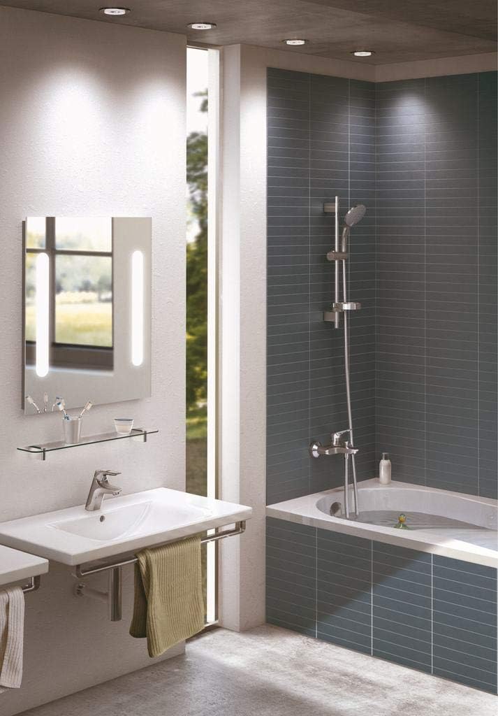 Ideal Standard A5654AA Ceramix Blue Waschtischarmatur Lift mit Zugknopf-Ablaufgarnitur