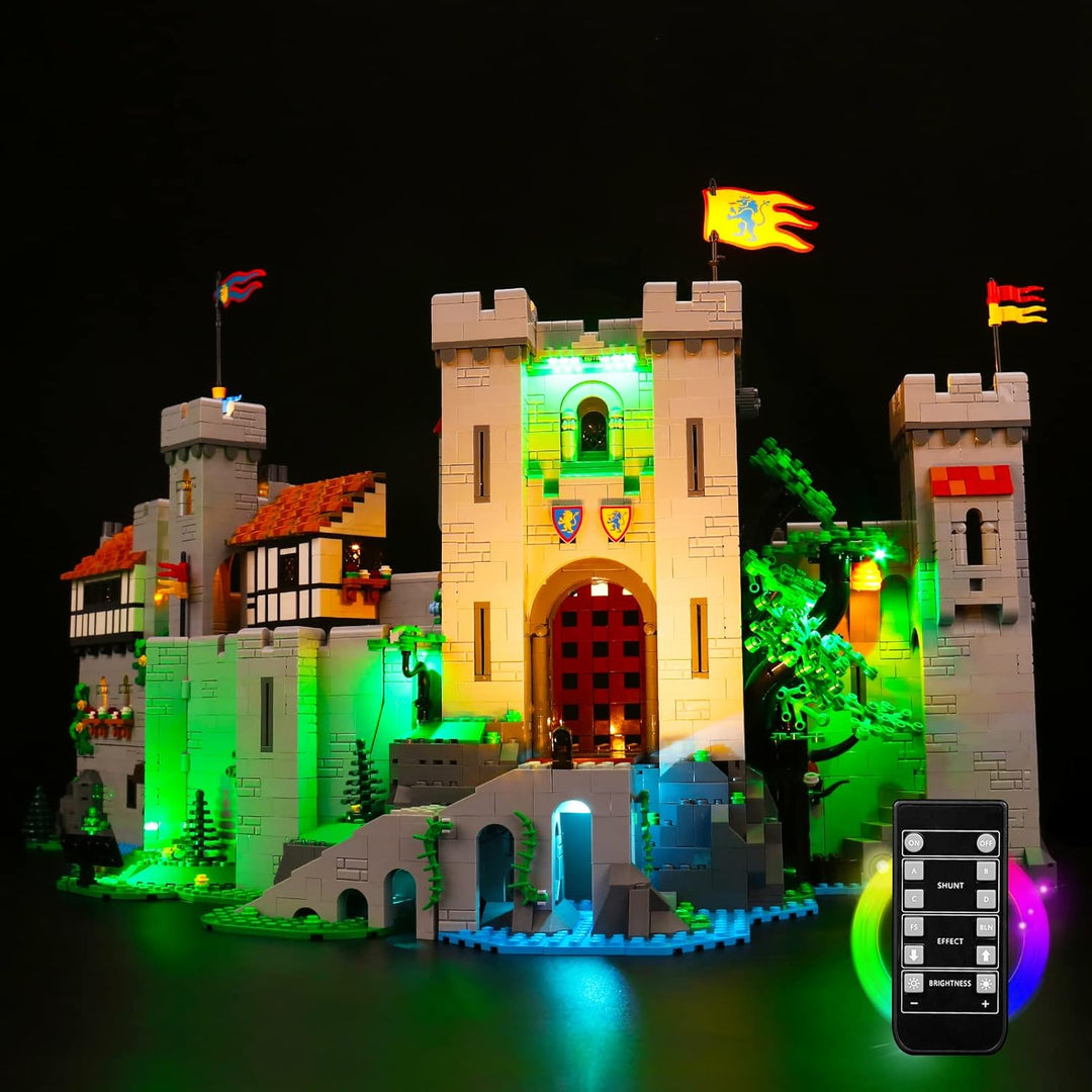Led Licht Set für Lego 10305 Burg der Löwenritter (Kein Lego-Modell enthalten, nur Beleuchtung), Fer