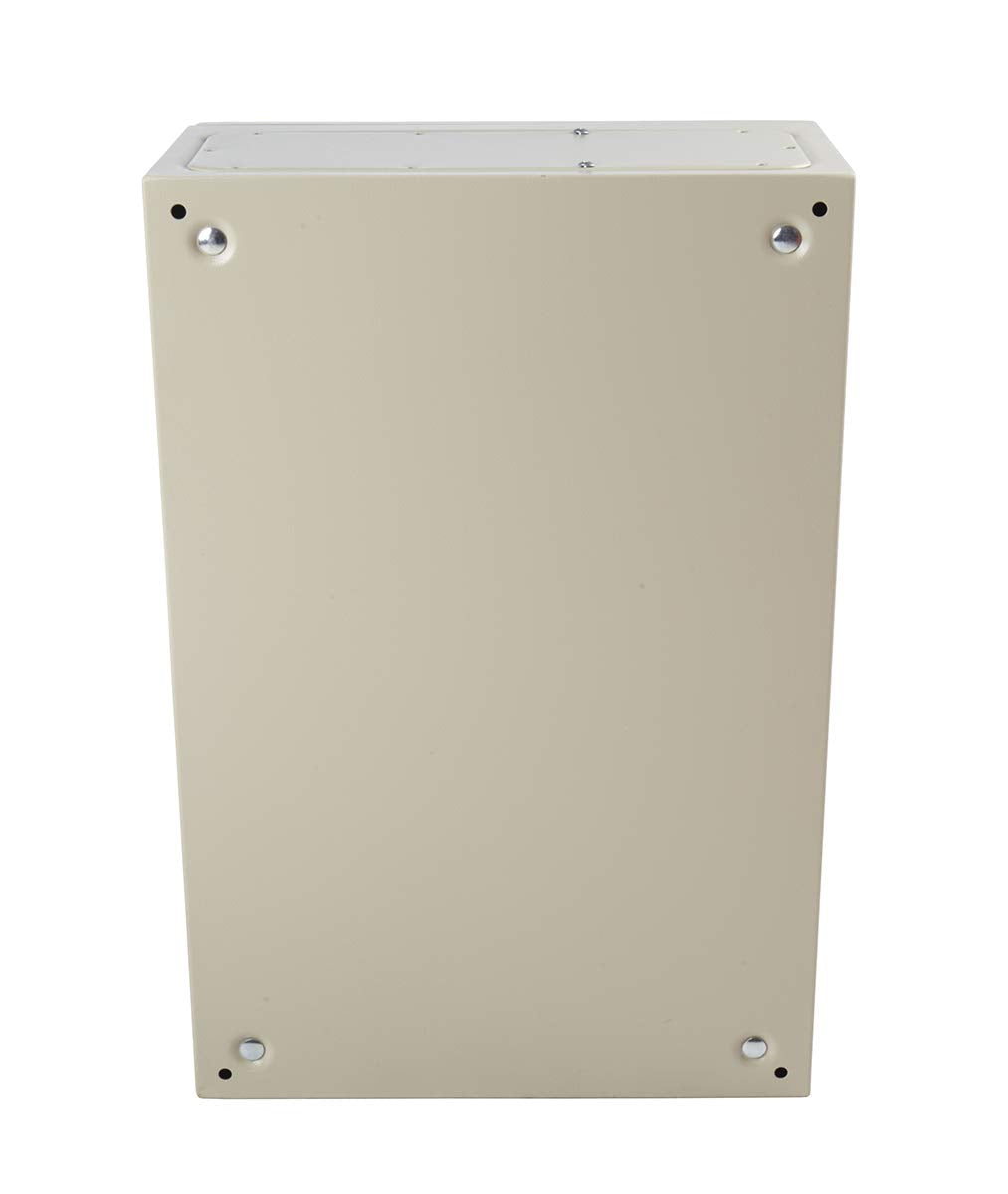 RS PRO Stahl Wandgehäuse RAL 7032 IP66, HxBxT 600 mm x 400 mm x 210mm