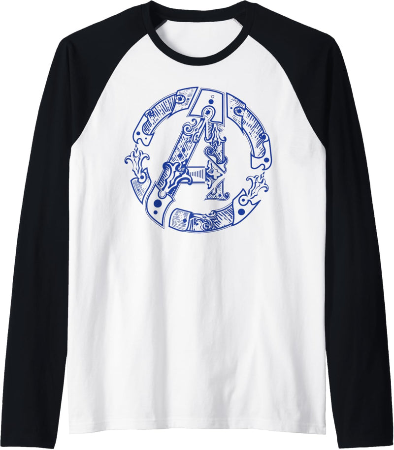 Marvel Avengers Steam Punk Chest Logo Raglan